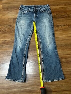 Y2K Silver Suki Bootcut medium wash jeans size 31